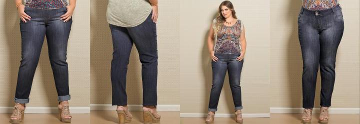 Calça Jeans Skinny Plus Size
