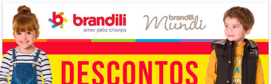 Brandili - Brandili Mundi | Descontos de 40% off