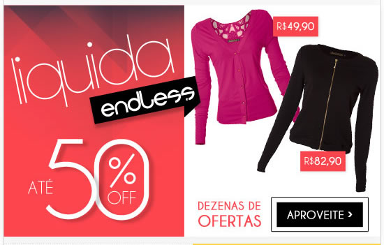 Liquida Endless até 50% off